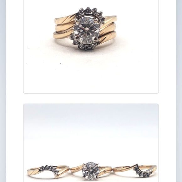 Diamond engagement, wedding and anniversary ring. - Picture 3 of 6